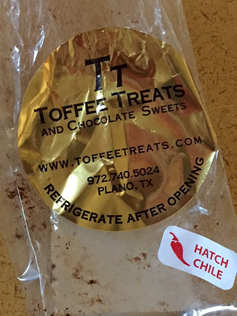 Hatch Chile Toffee Treats (empty bag)